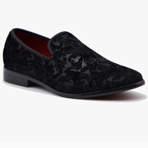 Alberto Fellini Sparko Velvet Smoking Slippers Loafers Size 9